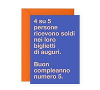 Central 23 Biglietto Compleanno Divertente - Biglietto Compleanno Rude per Amici - Biglietto Compleanno per Figlio o Figlia - Adesivi Divertenti in Dotazione - by