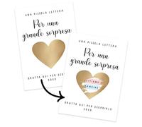 Central 23 Biglietto gratta e vinci per l'annuncio della nascita a sorpresa - Annuncio di gravidanza per il papà - Biglietti d'auguri - Idee per rivelare la nascita del bambino per mariti e nonni