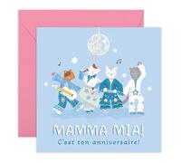 Central 23 Carte Anniversaire Disco Mamma Mia Cute Femme BFF Besties Sœur Tante Mum Cousine Dancing Stickers