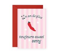 Central 23 Carte Anniversaire Drôle Un An De Plus Toujours Sexy Humour Piment Copain Copine Partenaire Couple Amie Rigolote Pour Lui Elle Avec Autocollants