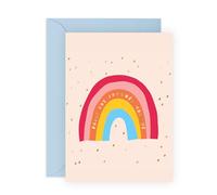 Central 23 Carte Anniversaire Fille Enfant Fête Grand-Fille Arc-en-ciel Paillettes Mignon Stickers