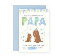 Central 23 Carte Anniversaire Pop Grand-Père Très Spécial Loutre Him Papi Grandad Homme Greeting Stickers