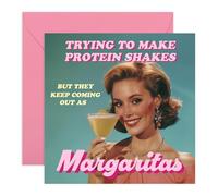 Central 23 Carte anniversaire pour femme - Keep Making Margaritas - Cadeau pour une amie - Jolie cadeau pour sœur, amie, maman - Livré avec des autocollants