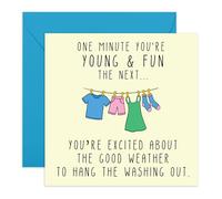 CENTRAL 23 Carte d'anniversaire amusante avec pantalon et chaussettes - Pour amis, sœur, frère, maman, papa, voisin, épouse - Avec autocollants