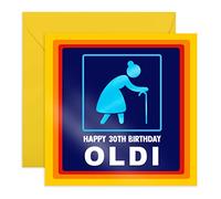 Central 23 - Carte d'anniversaire amusante pour 30e anniversaire pour femme - « Happy 30th Birthday Oldi » - Cadeau hilarant pour sa trentième - Épouse sœur de 30 ans