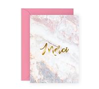 Central 23 - Carte de remerciement individuelle pour elle, lui - MERCI - Carte d'appréciation pour homme et femme - Carte de gratitude - Carte de voeux d'anniversaire pour maman, papa, mari, femme