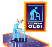 Central 23 Carte Pop Up Anniversaire Pour Maman Et Papa - OLDI - 3D Carte De Voeux Humoristique Avec Enveloppe - Cadeau Humour Adulte Homme Femme - Pour Grand-Mere Grand-Pere