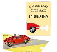 Central 23 Carte Pop Up De Retraite - A Wise Man Once Said - Carte Depart 3D Pour Homme Collègue - Carte De Voeux De Félicitations Pour Votre Nouvel Emploi - Livré Avec Autocollants