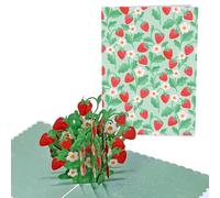 Central 23 Carte pop up fraise - YOU'RE THE SWEETEST - Carte anniversaire 3D pour femme - Carte de voeux pour petite amie épouse - Carte de remerciement - Livré avec autocollants