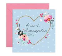 Central 23 Carte Réponse Invitation Mariage Acceptance Délice Guest Groom Bride Reply Stickers