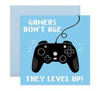 Central 23 - Cartes d'anniversaire amusantes pour les joueurs - « Gamers Don't Age » - Carte d'anniversaire pour frère fils - Carte d'anniversaire pour lui - Carte d'anniversaire pour homme