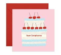 Central 23 Cartolina Auguri Dolci Cherry Cake Sorella Donna Amiche Colleghi Cugina Idea Regalo Simpatica Con Adesivi Di