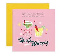 Central 23 Lustige Freundschaftskarte Margarita Geburtstag Beste Freundin Witzige Grußkarte Galentine Schwester Kollegin Cocktail Motiv Design Inklusive Aufkleber Von