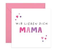 Central 23 Mama Geburtstagskarte Muttertag Süß Tochter Sohn Familie Frauen Kommt Mit Aufklebern Geburtstagsgeschenk Niedliches Geschenk Von