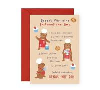 Central 23 Nanna Geburtstagskarte Rezept Otter Frauen Großmutter Nan Grandson Mutters Tag Aufkleber Von