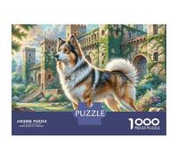 Central Asian Shepherd Dog 1000 Pièces Carton Extra-épais Puzzle À Faire Soi-même Adorable Pet Stimulant Et Éducatif Jeu Créatif Puzzles Cadeaux pour La Famille Et Les Amis 38x26cm/1000pcs