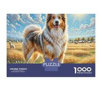 Central Asian Shepherd Dog 1000 Pièces Carton Extra-épais Puzzle À Faire Soi-même Loyal Dog Stimulant Et Éducatif Jeu Familial Puzzles pour Adultes Et Enfants 38x26cm/1000pcs