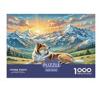 Central Asian Shepherd Dog Puzzle 1000 Pièces Educa Jouet en Bois Cadeau Unique De l'art De La Décoration Jeu Éducatif Challenge Toy pour Adultes Et Enfants À Partir De 12 Ans 70x50cm/1000pcs