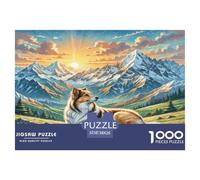 Central Asian Shepherd Dog Puzzle 1000 Pièces Educa Jouet en Bois Cadeau Unique De l'art De La Décoration Jeu Éducatif Challenge Toy Adultes & Enfants des 14 Ans 38x26cm/1000pcs