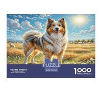 Central Asian Shepherd Dog Puzzles 1000 Pieces Cadeau Unique Jeu Éducatif Challenge Toy À De Qualité Supérieure Peinture Art pour Adultes Et Enfants À Partir De 14 Ans 70x50cm/1000pcs