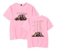 Central CEE Can't Rush Greatness Tour Tee Femmes Hommes Col Rond Manches Courtes T-Shirt Casual Streetwear Tops, rose, S