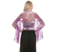 Central Chic Belle Écharpe Châle Étole - Brilliante - Cérémonies Fêtes Mariage - Plein De Couleurs (Lilac)