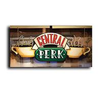 Central Perk Café Peinture sur toile Friends TV Show Affiches et impressions Tableau d'art mural scandinave pour décoration de salon 20 x 40 cm (8 x 16 pouces) Sans cadre