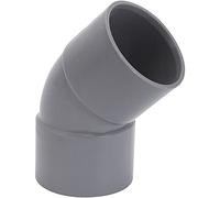 Centrale Brico Coude 45° en PVC à Coller, Femelle/Femelle, D.32