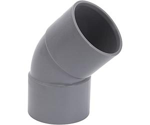 Centrale Brico Coude 45° en PVC à Coller, Femelle/Femelle, D.32