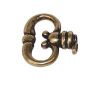 Fausse clé anglaise - en laiton vieilli verni - 28 x 32 mm CADAP