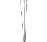 Centrale Brico Fil de pied de table 710 mm, chromé