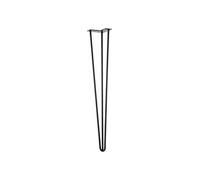 Centrale Brico Fil de pied de table 710 mm, noir mat G
