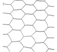 Centrale Brico Grillage pour Animaux Triple Torsion Gris, H.0.5 x L.3 m, Maille H.25 x l.25 mm