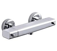 Centrale Brico Mitigeur thermostatique Douche Chrome chromé, Edouard Rousseau Nix