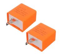 Centrale Clignotant LED Moto,2Pin Centrale Clignotante 12v 2PCS, Clignotant Moto LED,Relais de Universel, Indicateurs de Lumière pour Voiture