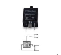 Centrale clignotante LED 12V universel 3 cosses réglable pour moto TAAC RU3P