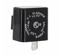Centrale clignotante universelle 12v 10w 2 fiches-bornes pour clignotants a leds