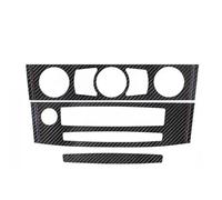 Centrale Console Cadre Compatible Avec BMW Pour E60 Série 5 2004-2009 Console Centrale Voiture Panneau CD Garniture Cadre Autocollant Accessoires De Décoration Intérieure