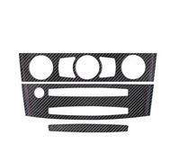 Centrale Console Cadre Compatible Avec BMW Pour E60 Série 5 2004-2009 Console Centrale Voiture Panneau CD Garniture Cadre Autocollant Accessoires De Décoration Intérieure