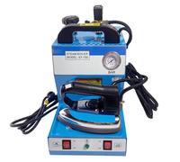 Centrale de repassage professionnelle avec générateur de vapeur, fer à repasser électrique industriel avec chaudière de 1600W et défroisseur de 900W, température réglable, réservoir de 4 L