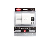 Hähnel Centrale électrique UniPal PLUS – Chargeur universel Lithium‑ion Blanc