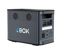 Centrale Électrique Portable ABOK Ark2000 1536Wh Extensible 4,6kWh 2000W Charge 1,3H UPS Camping Urgence