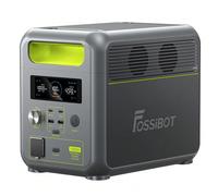 Centrale électrique portable FOSSiBOT F1200, générateur solaire LiFePO4 1024 Wh avec 2 sorties CA 1200 W (puissance de levage 2400 W), 100 W Type-C, 45 min. Charge rapide de 0 à 80 %, pour les voyages