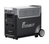 Centrale électrique portable FOSSiBOT F3600 Pro, 2 batteries supplémentaires, capacité extensible, batterie au lithium 3840 Wh, puissance de sortie CA élevée 3600 W F3600 Pro A noir