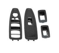 Centrale Forme Droite Garniture Cadre Garniture Panneau Commutateur Lève-vitre Porte Intérieure Pour Séries 1/3/4 F20 F30 F31 F34 F35 F36 2012-2018 2019(Model A 4pcs set)