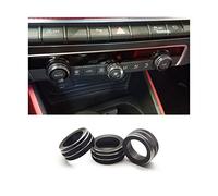 Centrale Garniture Panneau Pour A3 8V 2014-2019 2020 Voiture Intérieur Console Centrale Multimédia Bouton Interrupteur Cercles Décoration Couverture Garniture Accessoires Sortie D'air Commande(3PCS Bl