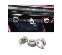 Centrale Garniture Panneau Pour A3 8V 2014-2019 2020 Voiture Intérieur Console Centrale Multimédia Bouton Interrupteur Cercles Décoration Couverture Garniture Accessoires Sortie D'air Commande(3PCS Si
