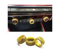 Centrale Garniture Panneau Pour A3 8V 2014-2019 2020 Voiture Intérieur Console Centrale Multimédia Bouton Interrupteur Cercles Décoration Couverture Garniture Accessoires Sortie D'air Commande(3PCS Go