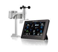 Bresser Station météo sans fil ClearView – WiFi, capteur extérieur Pro 7 en 1, noir