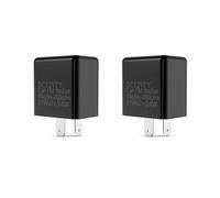 Centrale pour Clignotants Moto, Automatique Relais 12V 2 Broches, Clignotant réglable électronique, Centrale Clignotante 12v, pour Clignotant Moto Ampoule, Avec Engrenage Réglable, Boîtier Ignifuge